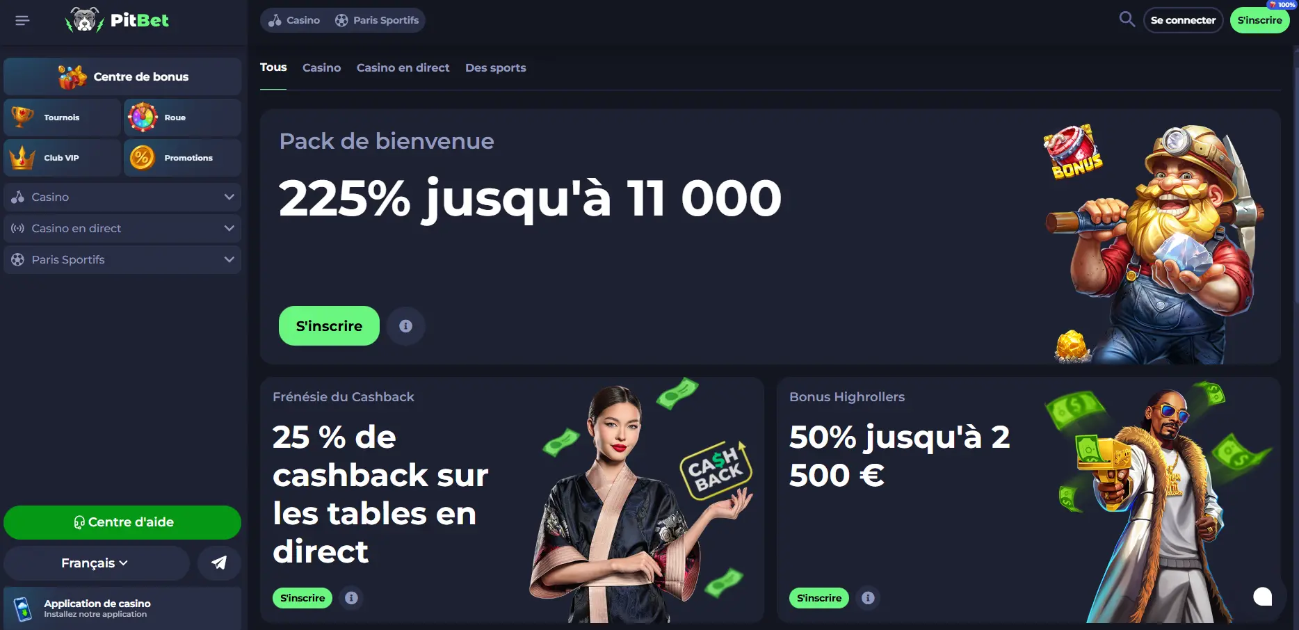 Les types de bonus dans les casinos en ligne